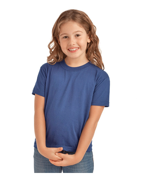 Denim blauwe tshirts voor kinderen