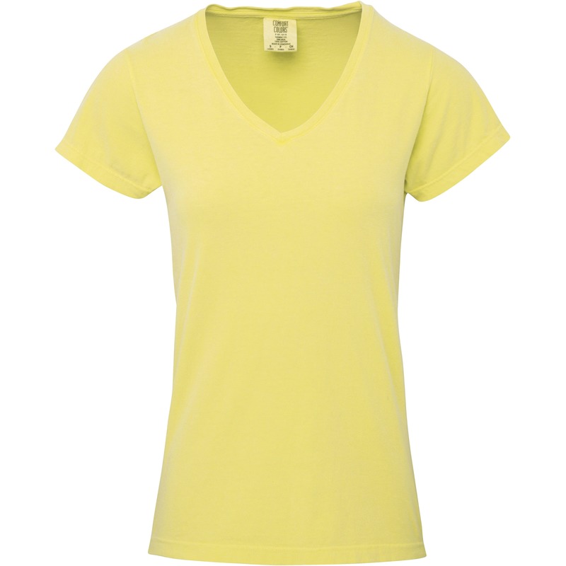 Zomers gele t-shirt voor vrouwen kopen
