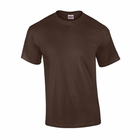 Dark brown cotton shirt for adults