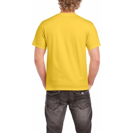 Gele team shirts voor volwassenen