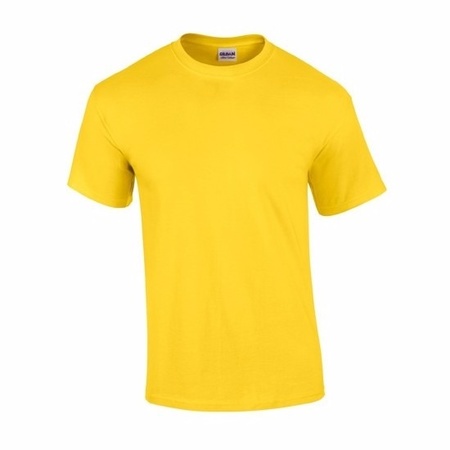 Gele team shirts voor volwassenen