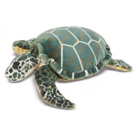 Large plush sea turtle soft toy 67 cm