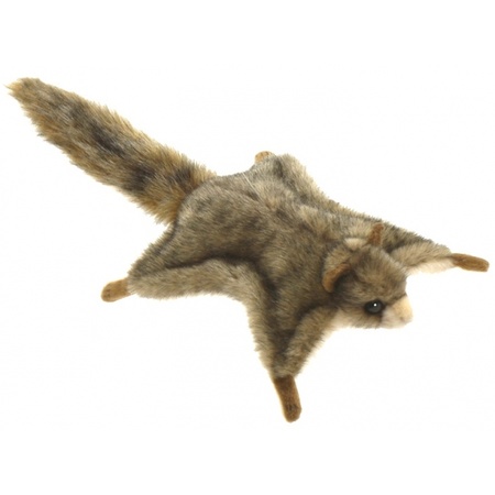 Levensechte Hansa pluche vliegende eekhoorn knuffel 21 cm
