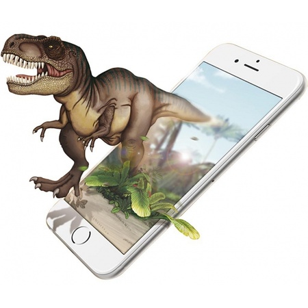 3D puzzle T-rex with app