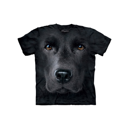 Dog T-shirt black Labrador for kids