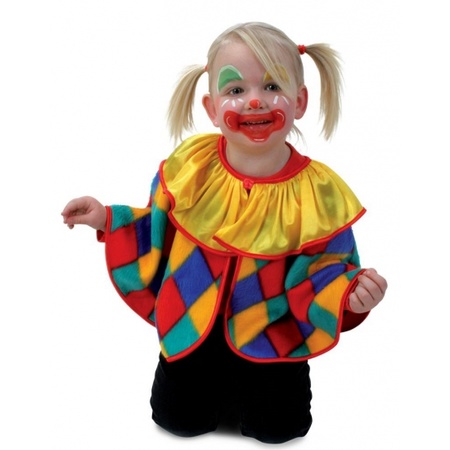 Toddler poncho clown