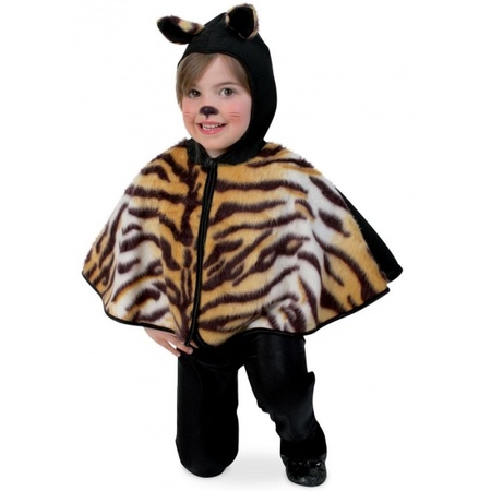 Toddler poncho tiger