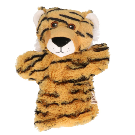 Kinder handpoppen tijger 22 cm