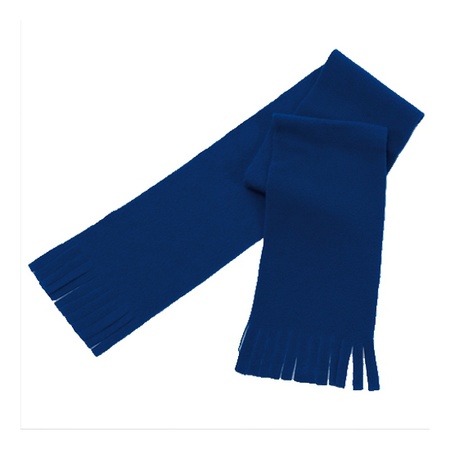 Voordelige kinder fleece sjaal donkerblauw