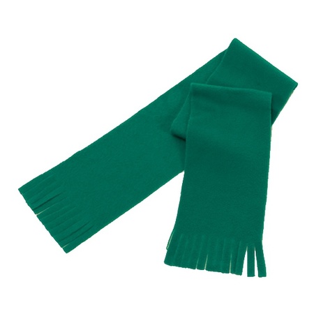 Voordelige fleece sjaal voor kids groen