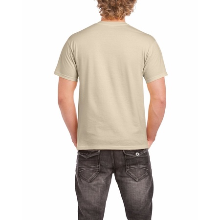 Sand colour cotton shirt for adults